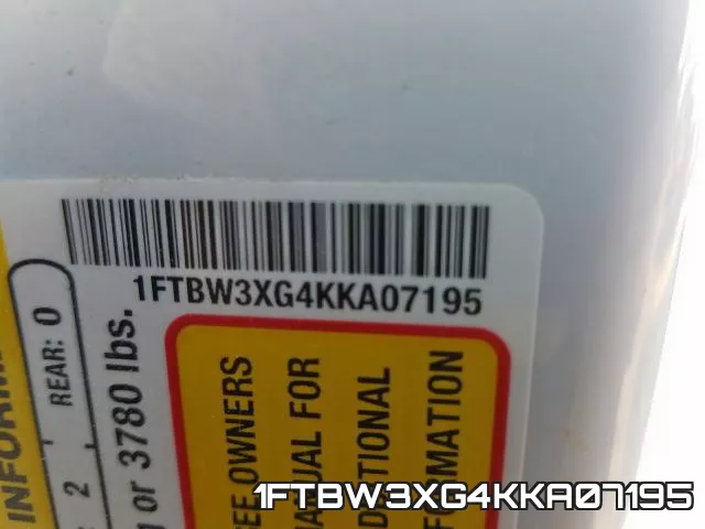 1FTBW3XG4KKA07195 фото 2