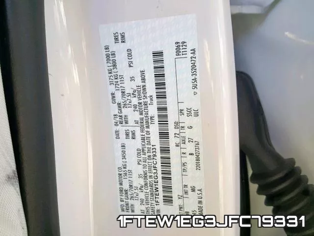 1FTEW1EG3JFC79331 фото 2