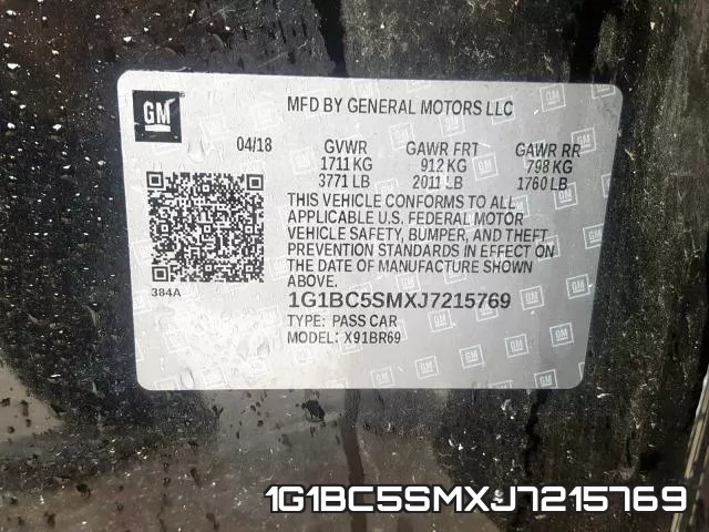 1G1BC5SMXJ7215769 фото 2