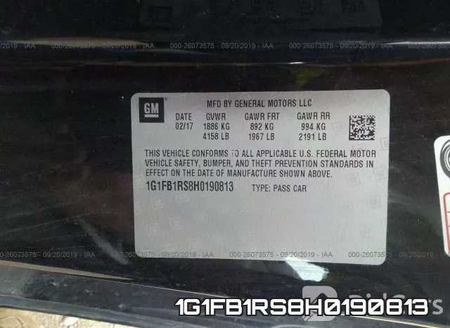 1G1FB1RS8H0190813 фото 9