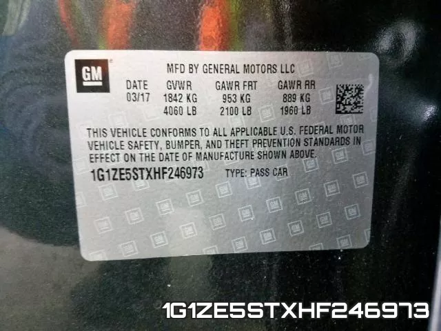 1G1ZE5STXHF246973 фото 2