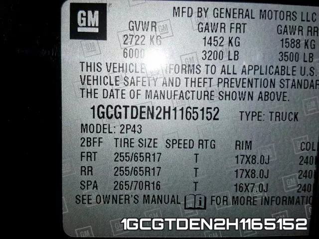 1GCGTDEN2H1165152 фото 2