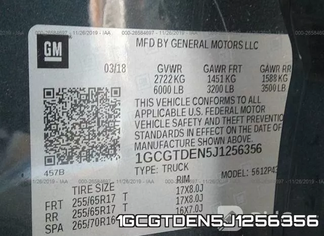 1GCGTDEN5J1256356 фото 10