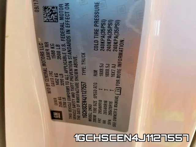 1GCHSCEN4J1127557 фото 2