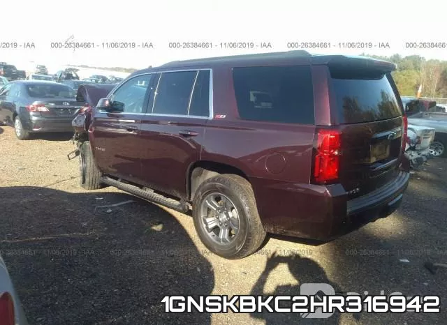 1GNSKBKC2HR316942 фото 3