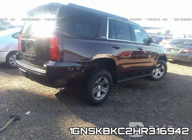 1GNSKBKC2HR316942 фото 4