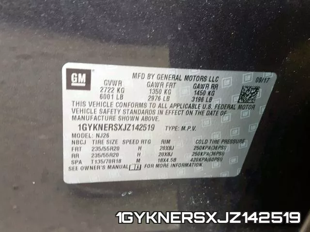 1GYKNERSXJZ142519 фото 2