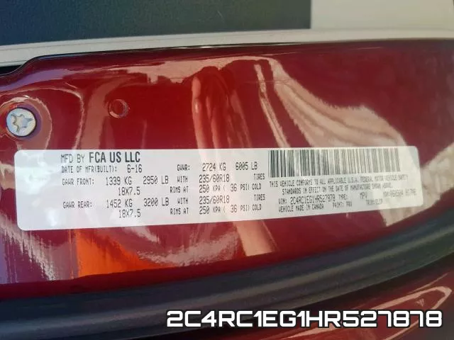 2C4RC1EG1HR527878 фото 2