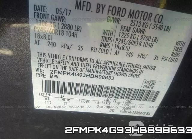 2FMPK4G93HBB98633 фото 10