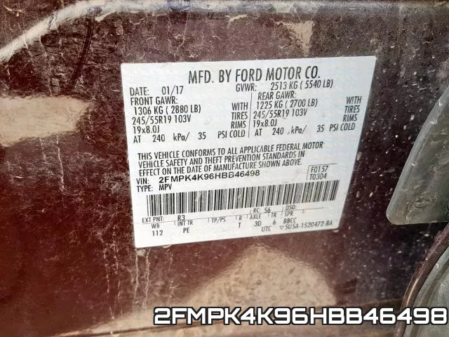 2FMPK4K96HBB46498 фото 2