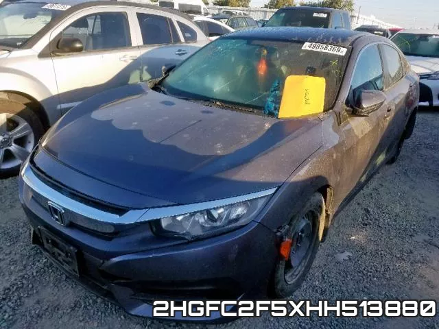 2HGFC2F5XHH513880 фото 3