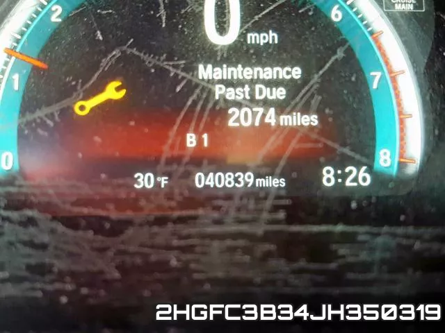 2HGFC3B34JH350319 фото 7