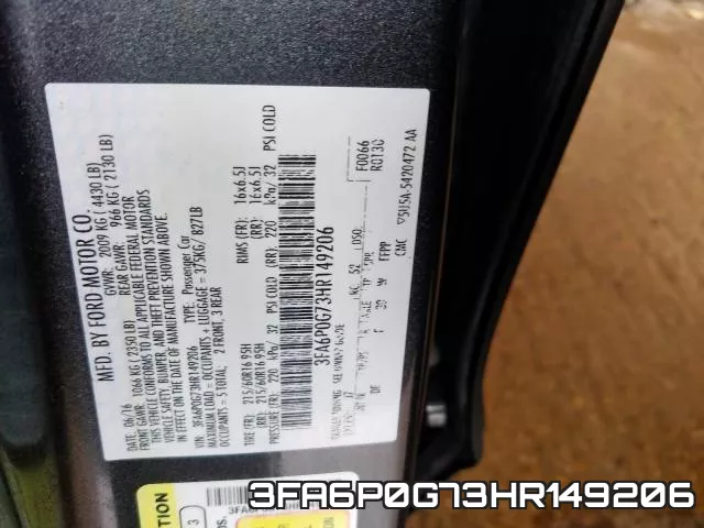 3FA6P0G73HR149206 фото 2