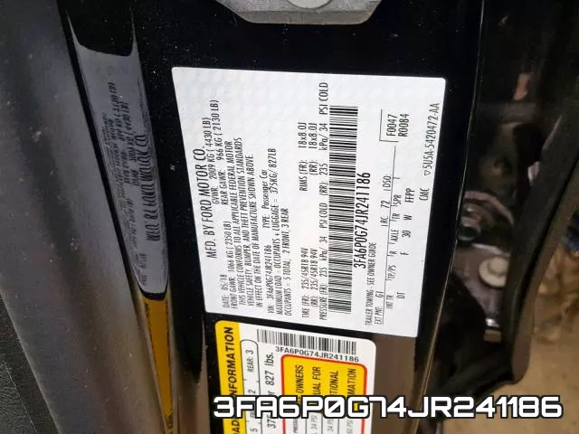 3FA6P0G74JR241186 фото 2