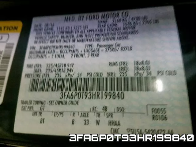 3FA6P0T93HR199840 фото 2