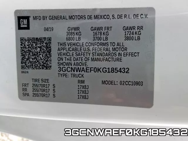 3GCNWAEF0KG185432 фото 2