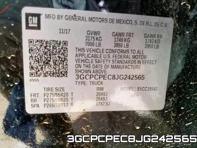3GCPCPEC8JG242565 фото 2