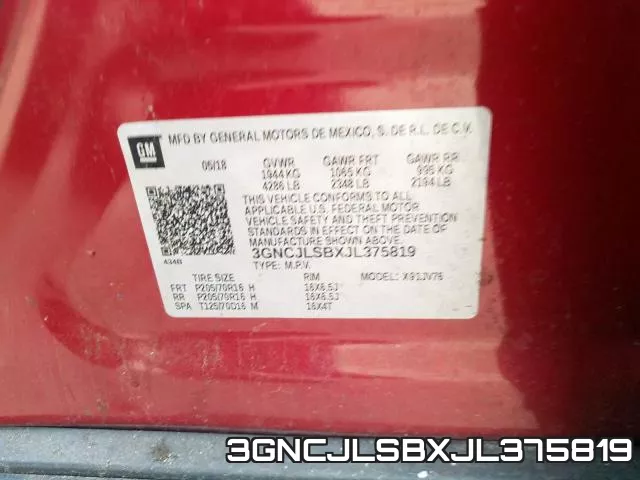 3GNCJLSBXJL375819 фото 2