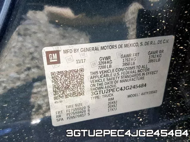 3GTU2PEC4JG245484 фото 2