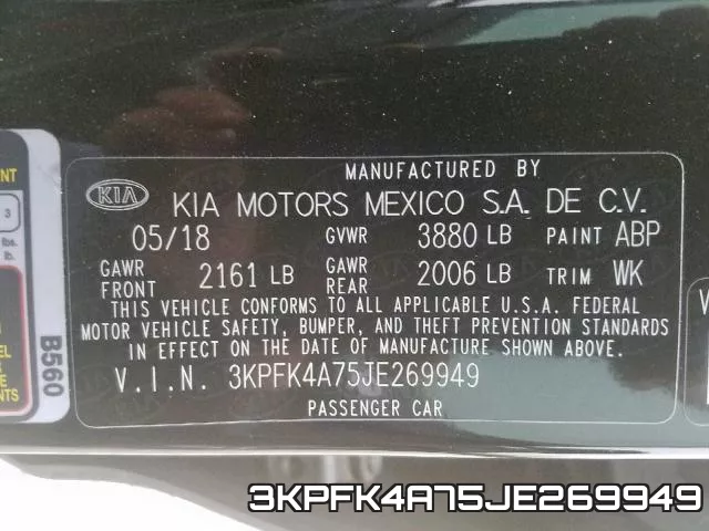 3KPFK4A75JE269949 фото 2