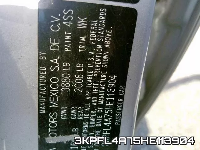 3KPFL4A75HE113904 фото 2