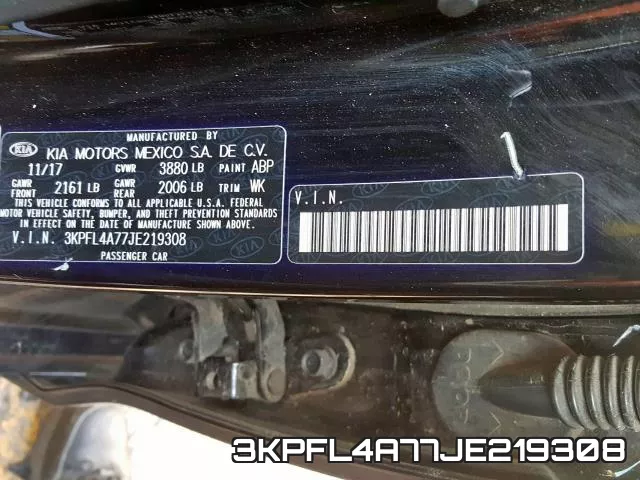 3KPFL4A77JE219308 фото 2