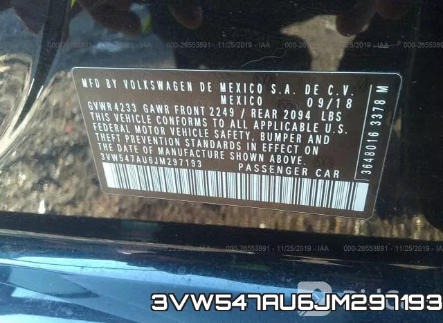 3VW547AU6JM297193 фото 10