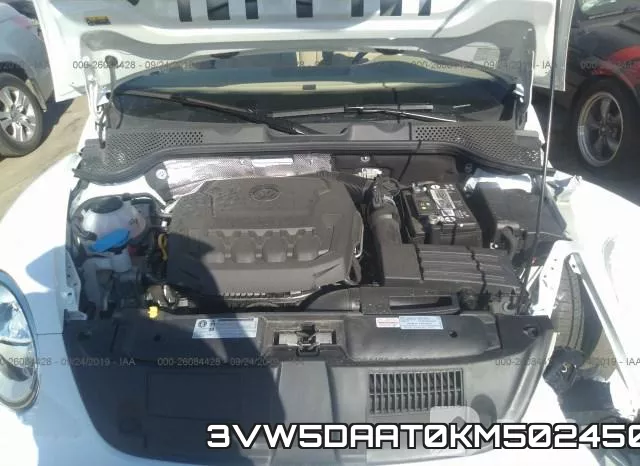 3VW5DAAT0KM502450 фото 2
