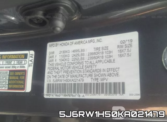 5J6RW1H50KA021479 фото 10