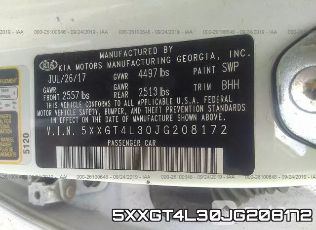 5XXGT4L30JG208172 фото 10