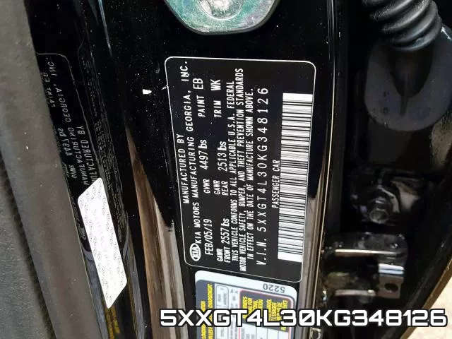 5XXGT4L30KG348126 фото 2