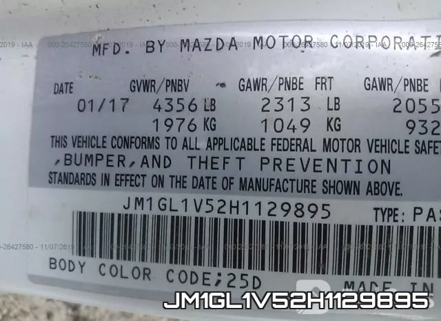 JM1GL1V52H1129895 фото 9