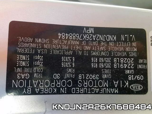 KNDJN2A26K7688484 фото 2