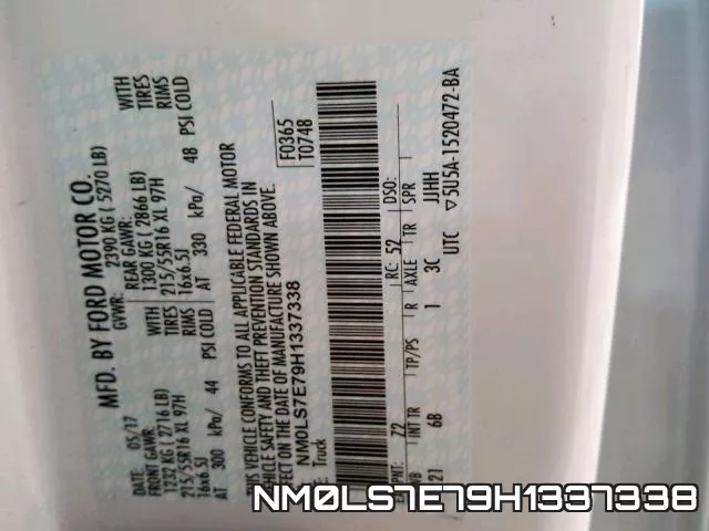 NM0LS7E79H1337338 фото 2