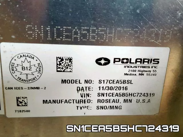 SN1CEA5B5HC724319 фото 2