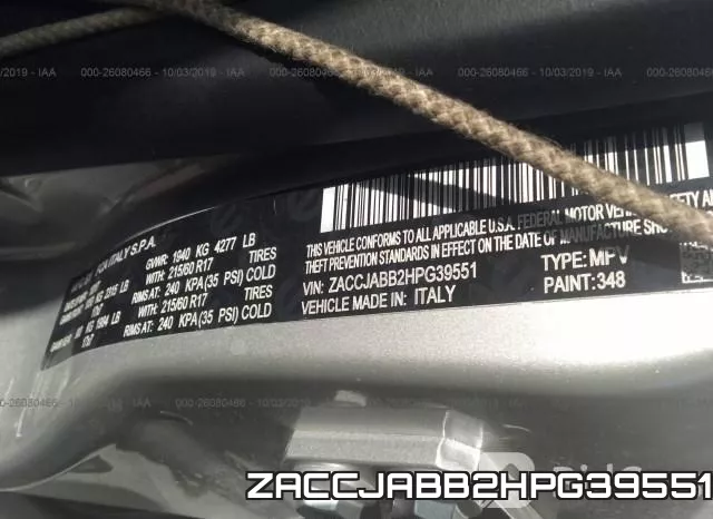 ZACCJABB2HPG39551 фото 10
