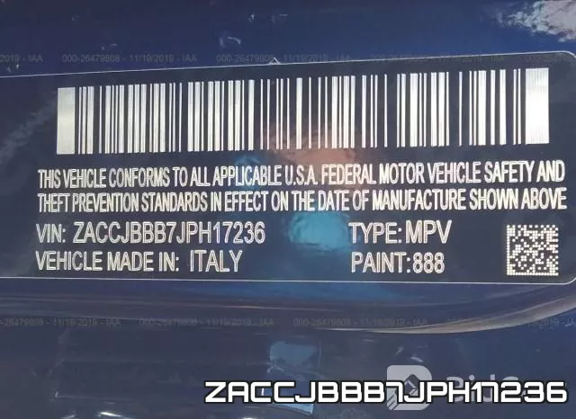 ZACCJBBB7JPH17236 фото 10