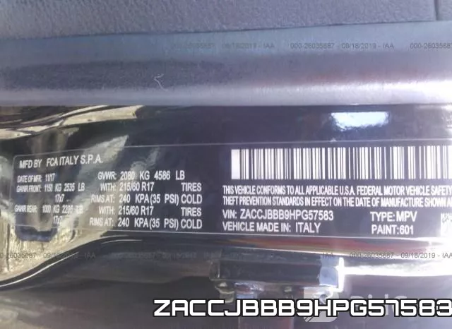 ZACCJBBB9HPG57583 фото 9