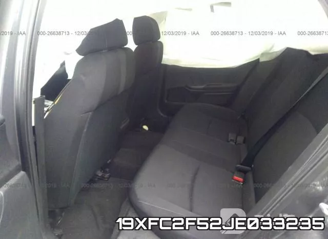 19XFC2F52JE033235 фото 7