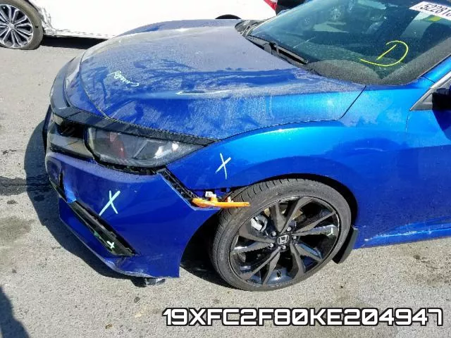 19XFC2F80KE204947 фото 10