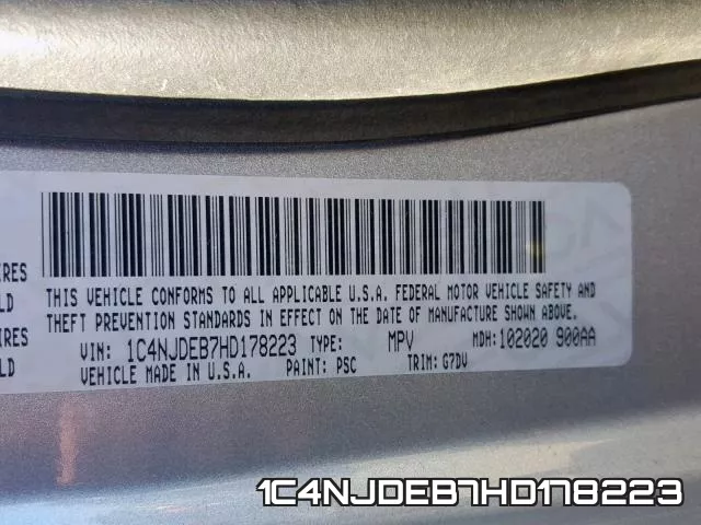 1C4NJDEB7HD178223 фото 2