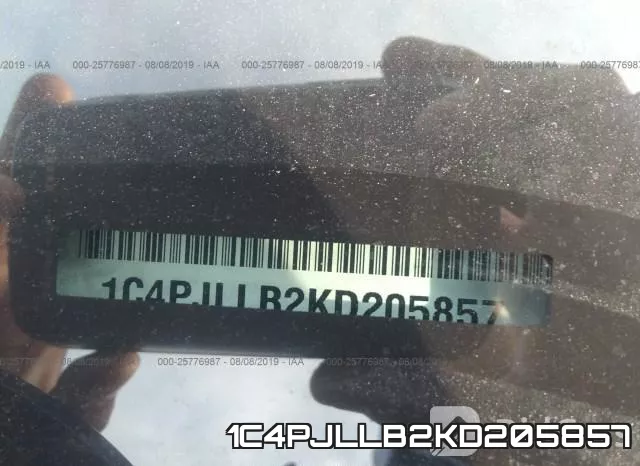1C4PJLLB2KD205857 фото 10