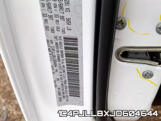 1C4PJLLBXJD604644 фото 2