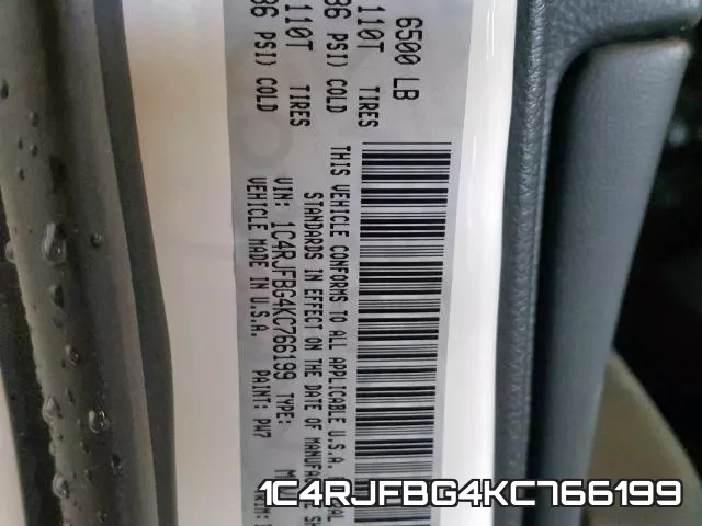 1C4RJFBG4KC766199 фото 2