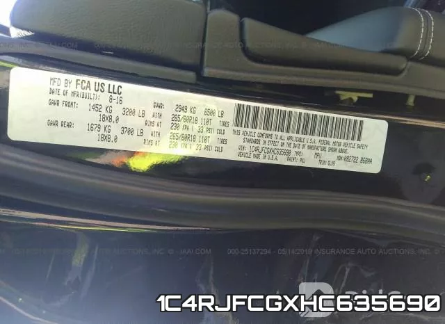 1C4RJFCGXHC635690 фото 8