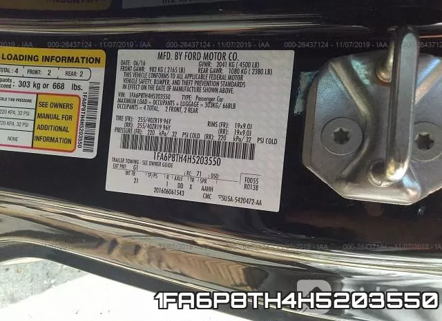 1FA6P8TH4H5203550 фото 10
