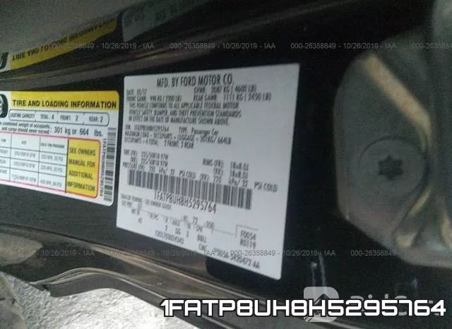 1FATP8UH8H5295764 фото 10