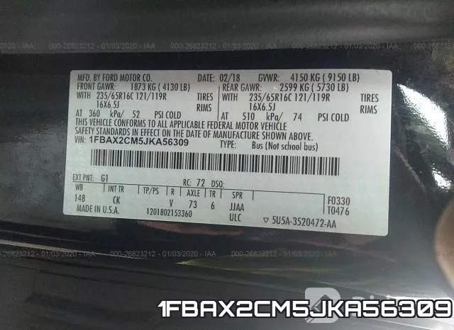 1FBAX2CM5JKA56309 фото 10