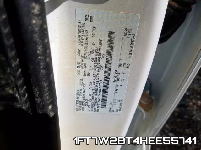 1FT7W2BT4HEE55741 фото 2