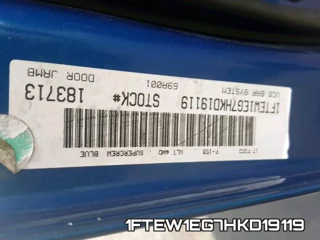 1FTEW1EG7HKD19119 фото 2